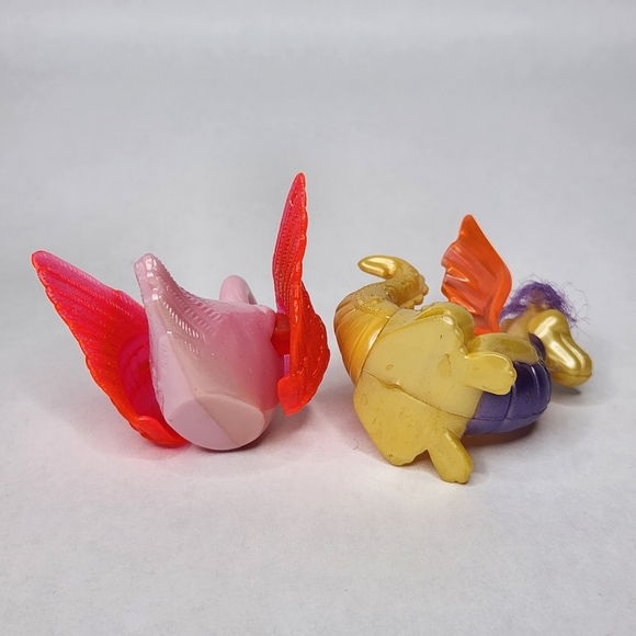 Vintage 1996 Littlest Pet Shop McDonald's Swan & Dragon Figures LPS - Picture 4 of 6